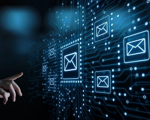 email Message Email Mail Communication Online Chat Business Internet Technology Network Concept.